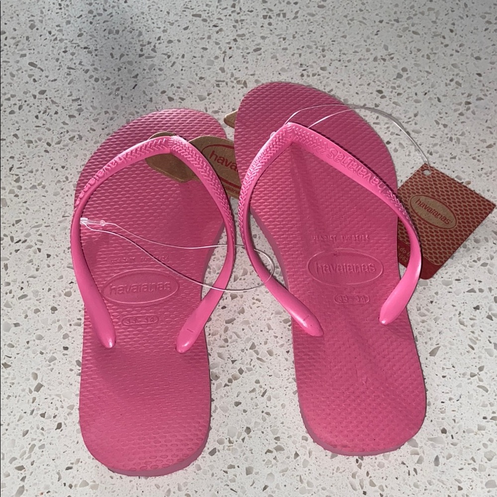 Havaianas Pink Flip Flops